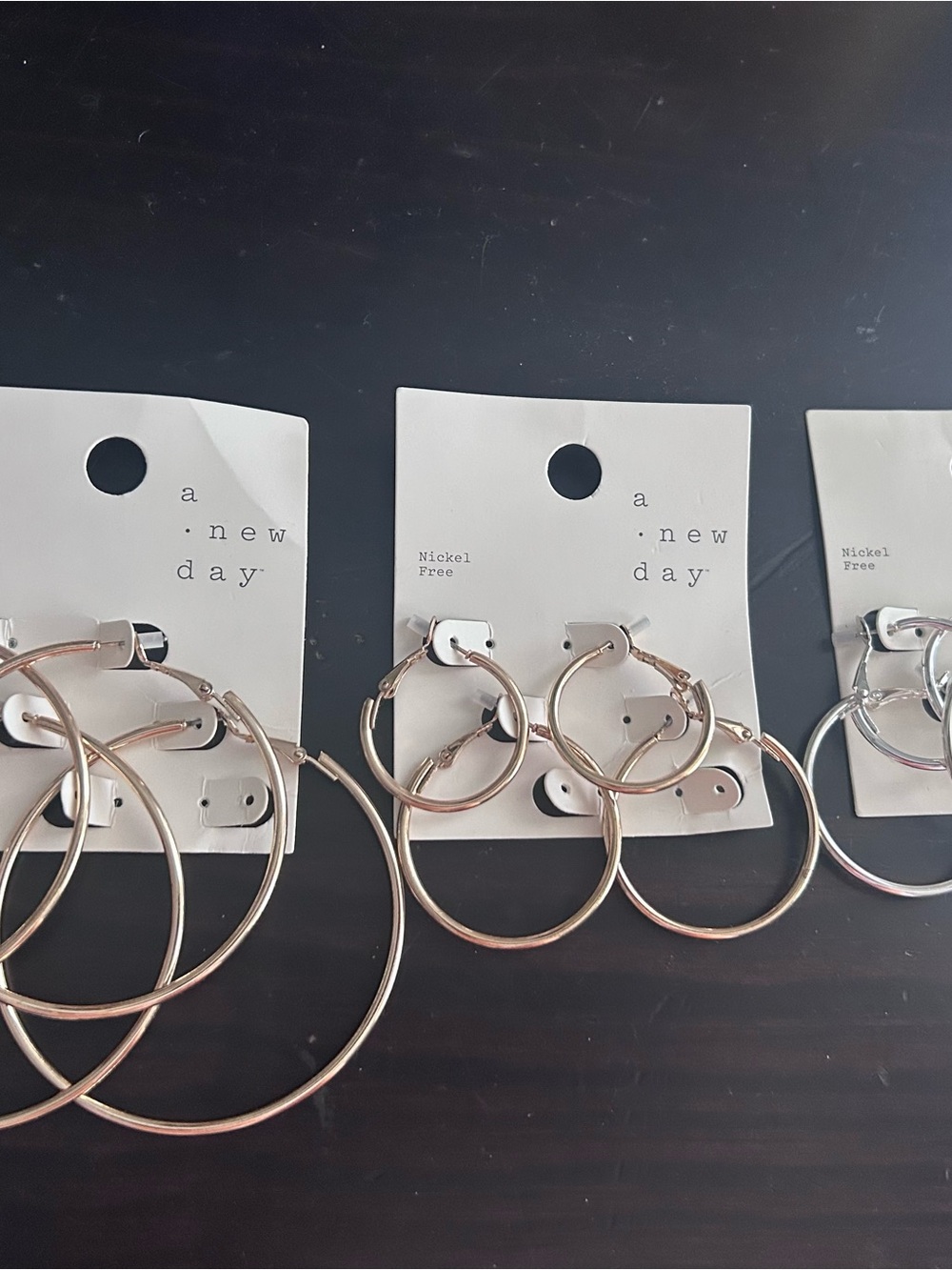 a new day Hoop Earrings